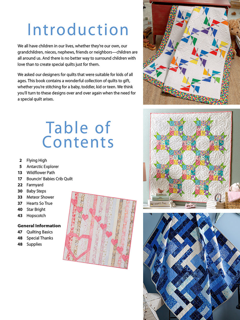 Colorful Quilts for Kids