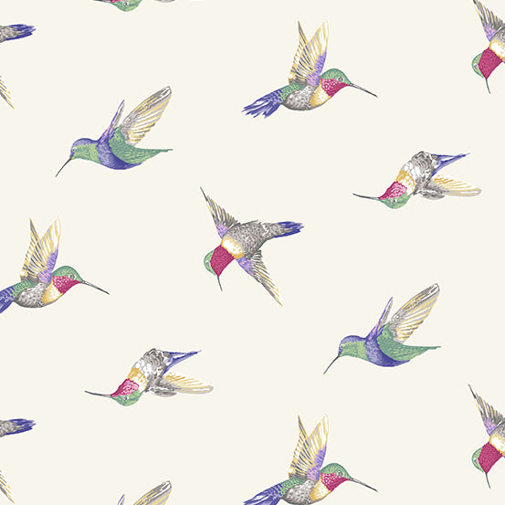 Avalon - Hummingbirds - Cream