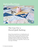 Perfectly Pieced Quilt Backs