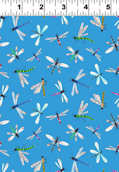 Summer Splash - Dragonflies - Blue