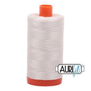 Aurifil Large Spool - 50wt - Silver White