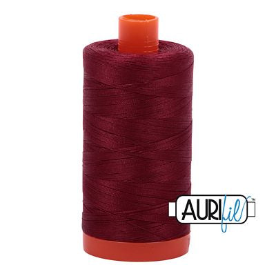 Aurifil Large Spool - 50wt - Dark Carmine Red