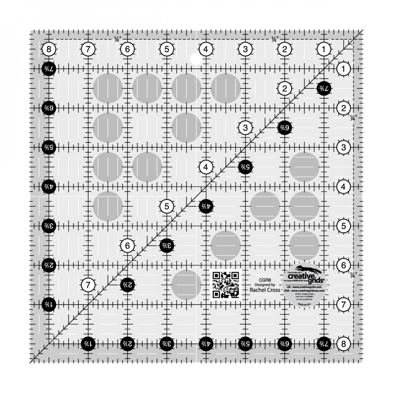 Creative Grids 8.5" Square Ruler