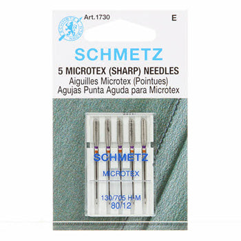 Schmetz Microtex Sharp Machine Needles 80/12
