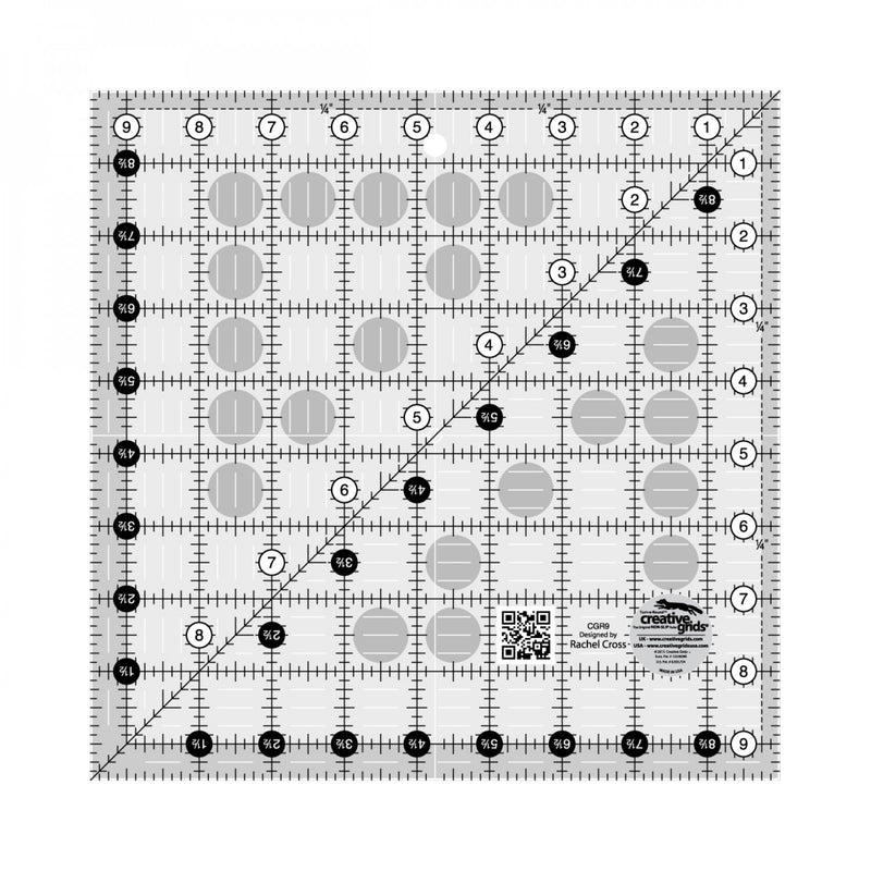 Creative Grids 9.5" Square Ruler