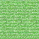 Back to School - Cursive Colors - Grass