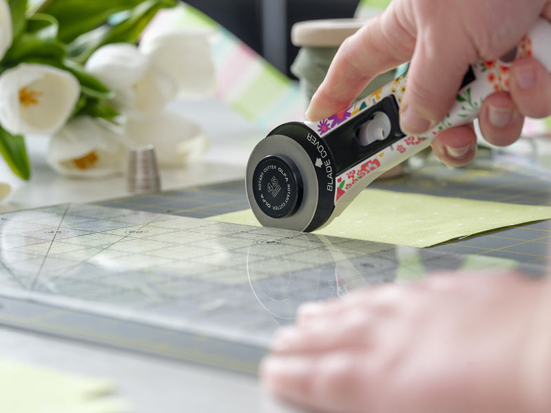 Olfa 45mm Floral Printed Rotary Cutter