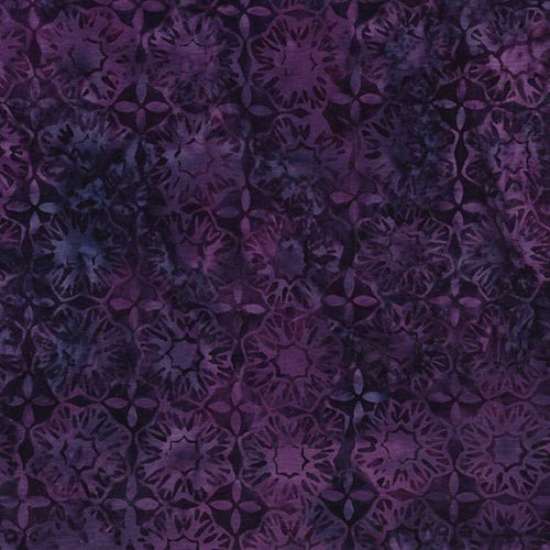 Reflections - Square Flower - Merlot