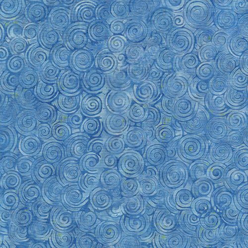 Reflections - Swirls - French Blue