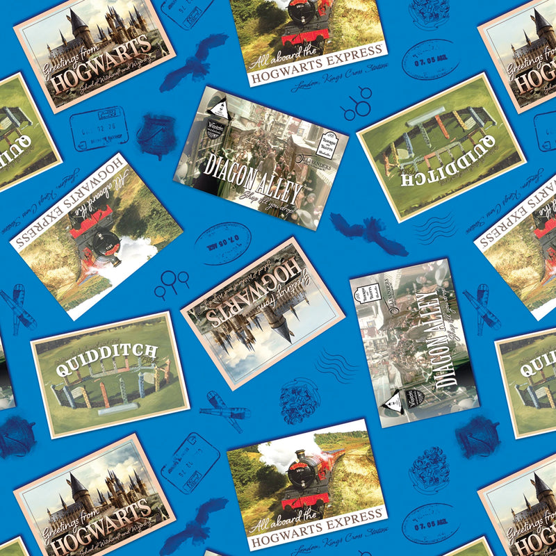 Harry Potter - Postcards - Royal Blue