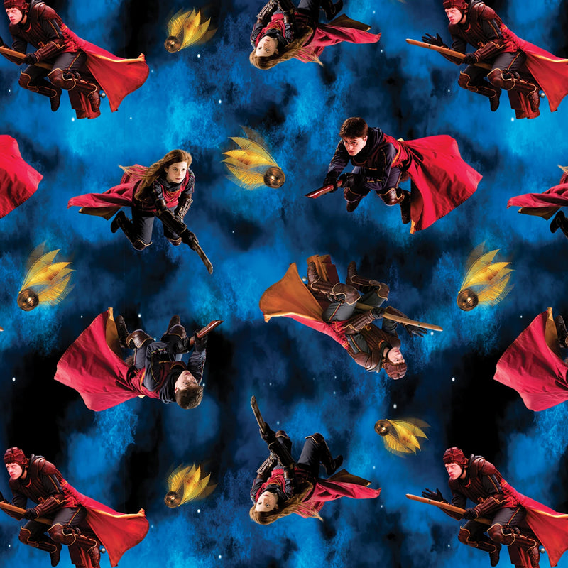 Harry Potter - Playing Quidditch - Blue