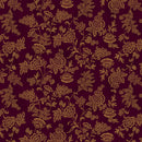 Scrap Basket Favorites - Etched Floral - Eggplant