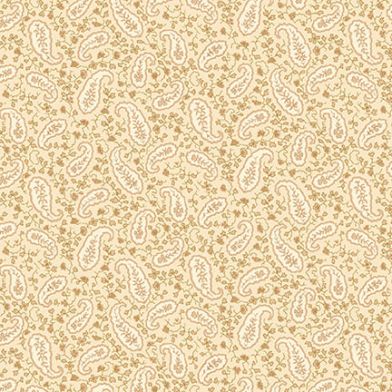 Scrap Basket Favorites - Heritage Paisley - Wheat