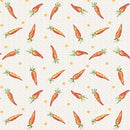 Peek A Boo Bunnies - Carrots - Cream