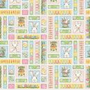 Peek A Boo Bunnies - Patchwork - Cream