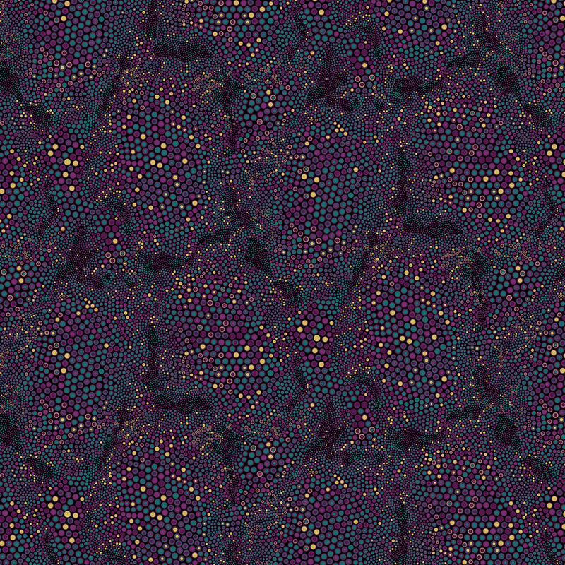 Shangri-La - Abstract Tile Texture - Purple
