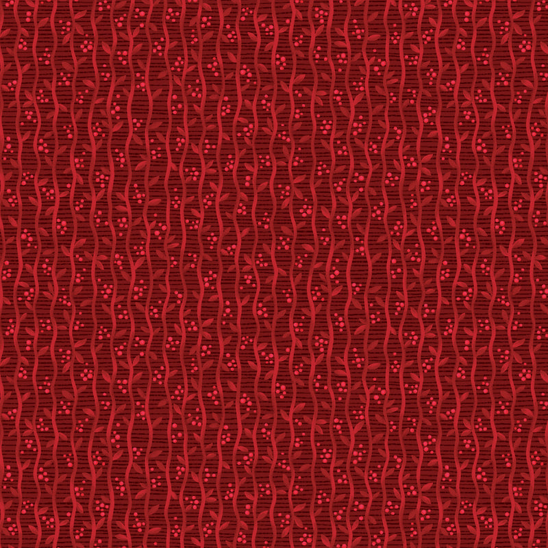Autumn Breeze - Harvest Stripe - Red