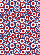 All Mid-Atlantic Shop Hop 2025 Wide - Patriotic Banner Celebration - Multi