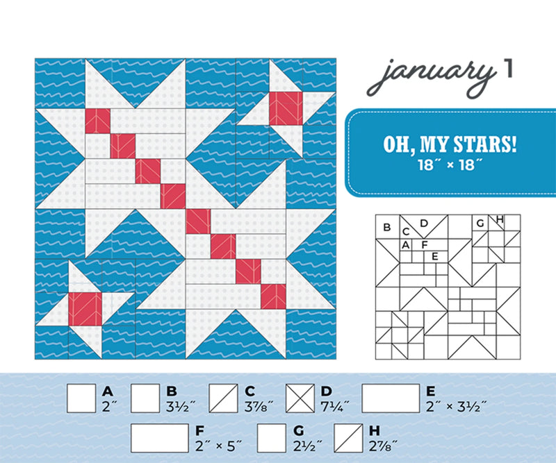 Quilter's New Perpetual Block-a-Day Calendar