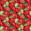 Berry Besties - Packed Strawberries - Red/Green
