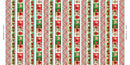 Berry Besties - Border Stripe - Multi