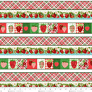 Berry Besties - Border Stripe - Multi