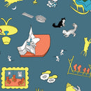 Goodnight Moon - GNM Tossed - Teal
