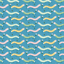 Bookworm -  Wise Worms - Dark Turquoise