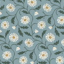 Fall and Flutter - Trailing Floral - Blue