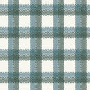 Fall and Flutter - Scribbly Plaid - Blue