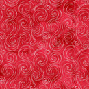 Christmas in Color - Small Swirls - Ruby