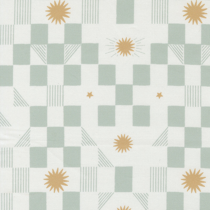 To the Moon and Back - Stars and Blocks - Grass