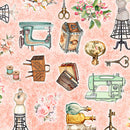 Sew Shabby Chic - Sewing Antiquities - Light Salmon