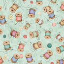 Sew Shabby Chic - Spools of Thread - Light Sage