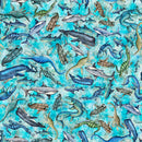 Savage Kingdom - Underwater Dinos - Turquoise
