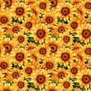 Sunflower Serenade - Packed Sunflowers - Green