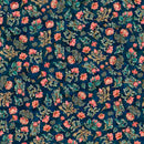 Serenity - Lotus Flower Toss - Navy