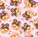 Flora & the Fox - Fox in Wheelbarrow - Pink