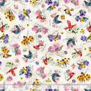 All Mid-Atlantic Shop Hop 2026 - Birds & Flowers - Oatmeal