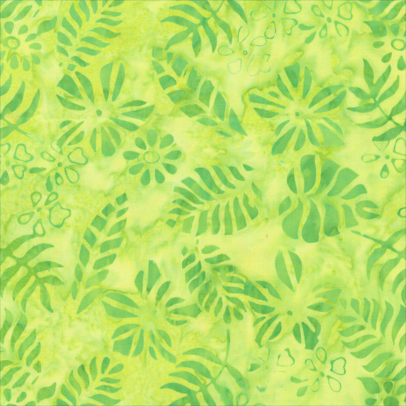 Bright Summer - Tropical Leaves - Lime