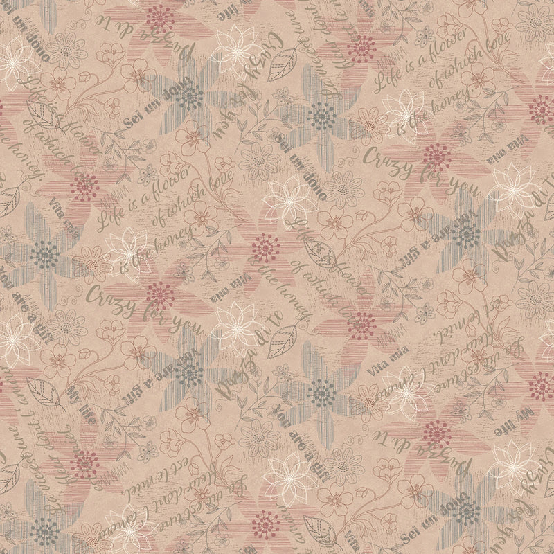 Simply Charming - Mixed Media - Pink