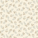 Simply Charming - Trailing Berry Vines - Cream Blue