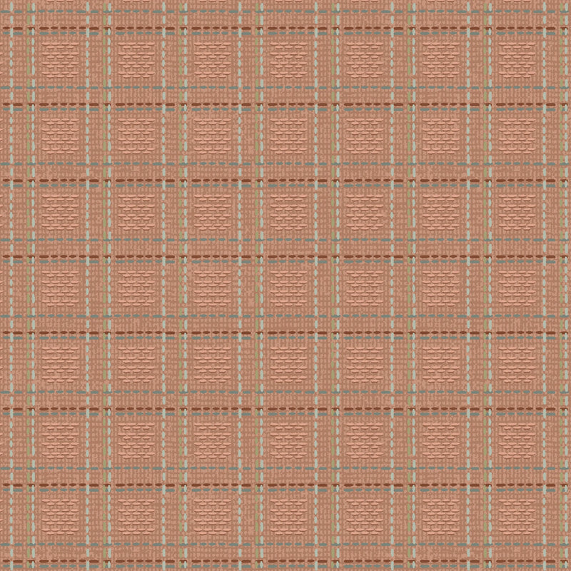 Simply Charming - Stitched Plaid - Pink