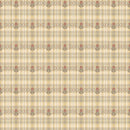Simply Charming - Flower Plaid - Yellow Tan