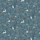 Norwegian Forest - Frolicking Bunnies - Medium Blue