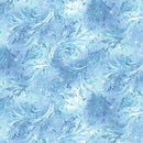 Beyond the Pines Minky - Swirling Branch Texture - Medium Blue