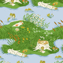 Heather Ross Favorites - Frog Pond - Medium Blue