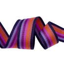 Floral Reef Webbing - Smooth Sailing - Ultraviolet