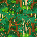 Heather Ross Favorites - Climbing Trees - Jade
