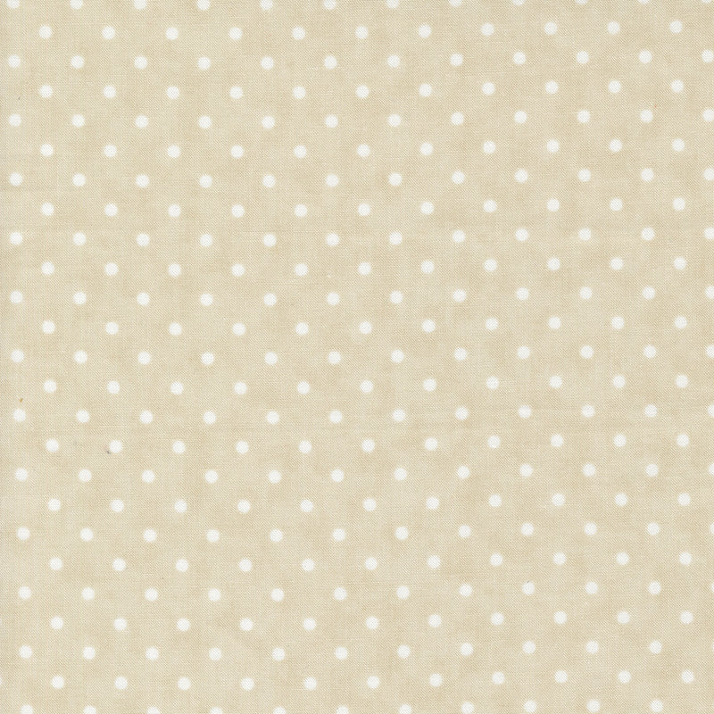 Fav Vintage Linens - Perfect Dot - Taupe